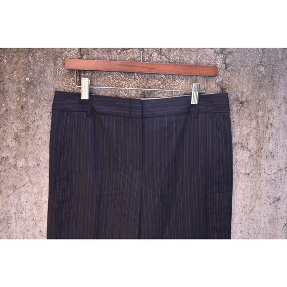 BCBGMAXAZRIA Women’s Black Pinstripe Wide Leg Trousers – Size 6 - Picture 3 of 4